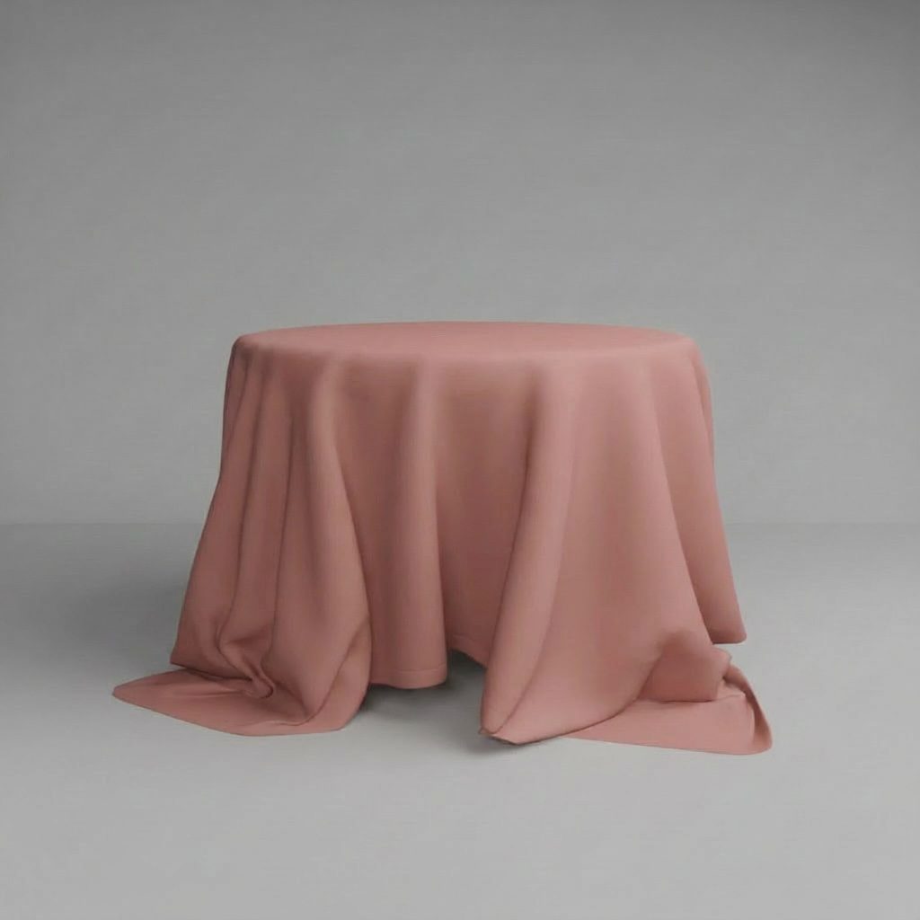 Runde Tischdecke in Terra Cotta  | ⌀ 330 cm