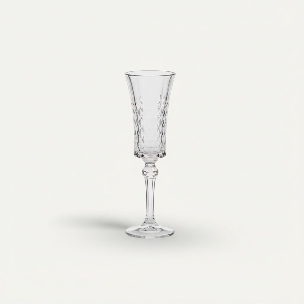 Kristallglas-Serie: Sektflöte 15 cl H 22cm