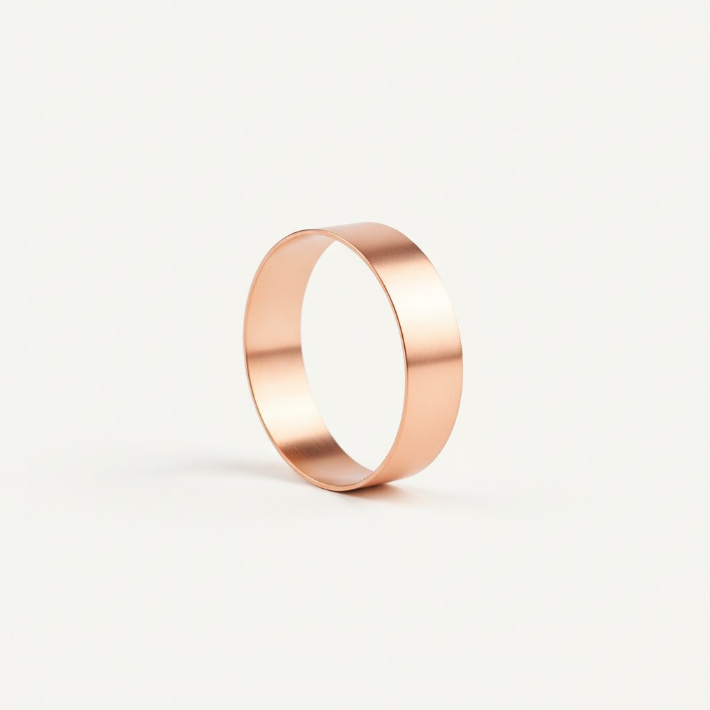 Serviettenringe in roségold matt