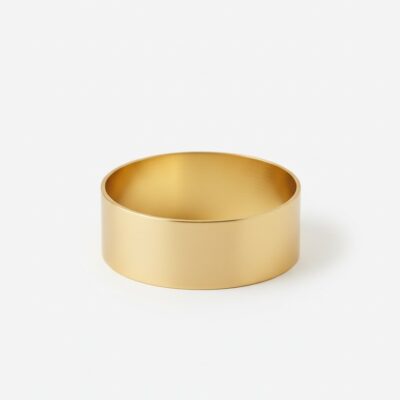 Serviettenringe in light gold matt