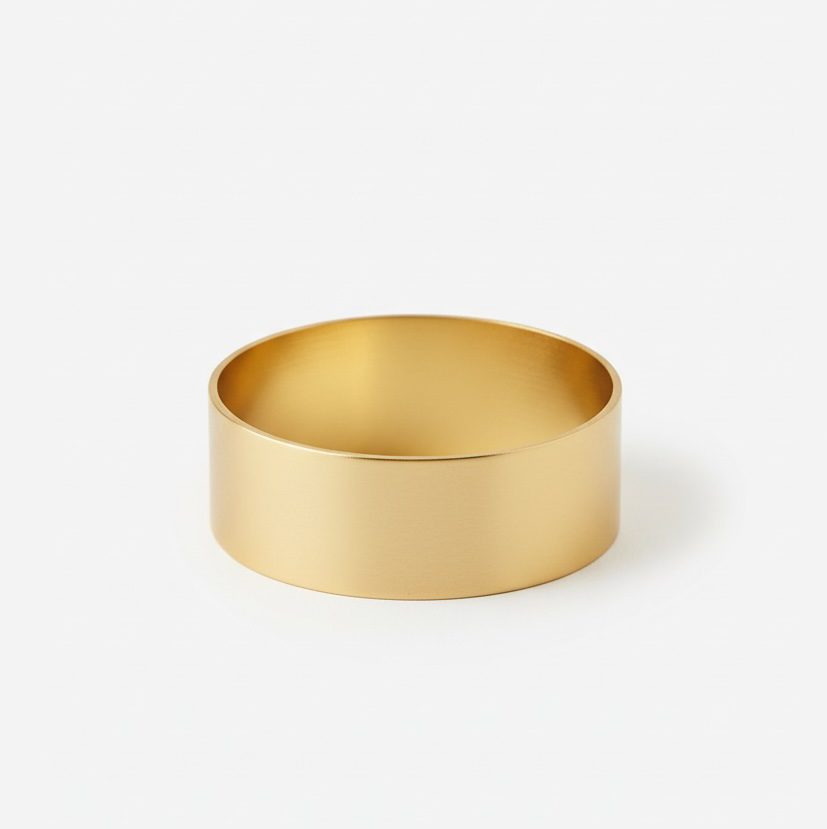 Serviettenringe in light gold matt
