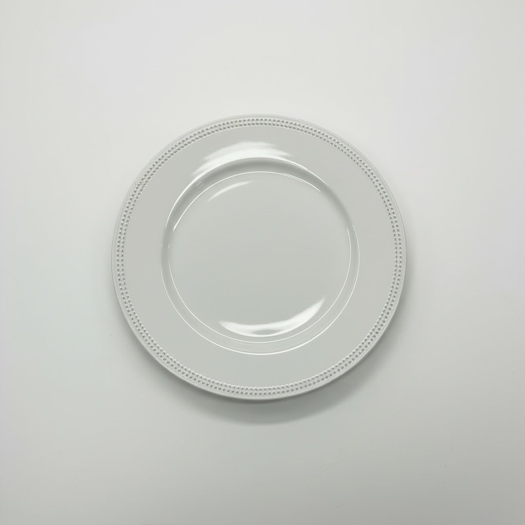 Speiseteller Simple White Relief – ⌀ 27,7 CM