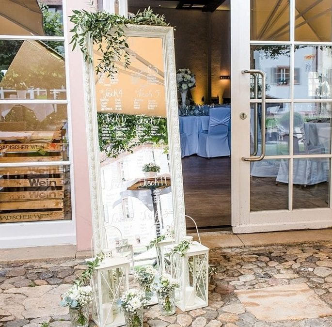 Großer Spiegel weiß – Bild 2