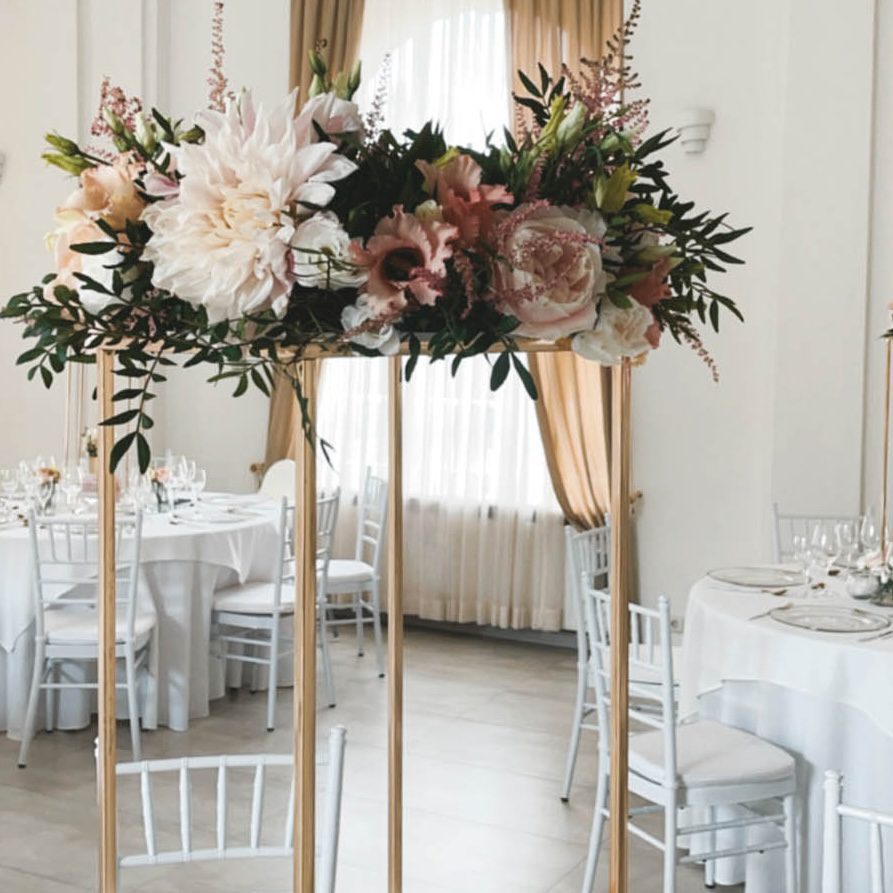 Dekorative Ständer in Gold – Bild 2