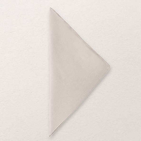 Stoffserviette aus Polyester in Buttercream