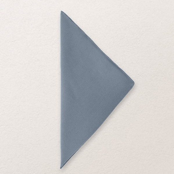 Stoffserviette aus Polyester in Dusty Blue