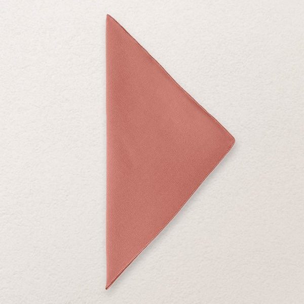 Stoffserviette aus Polyester in Terra Cotta