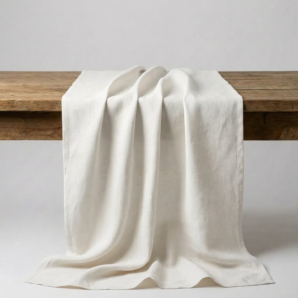Table Runner in Offwhite