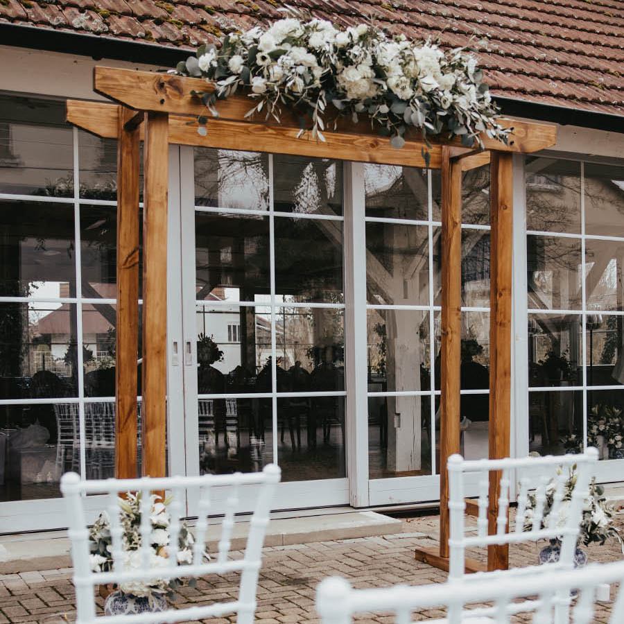 Traubogen “Pavillon” aus Holz