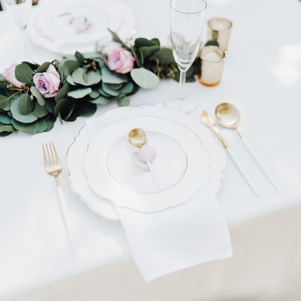 Besteck White & Gold - Dessertlöffel – Bild 2