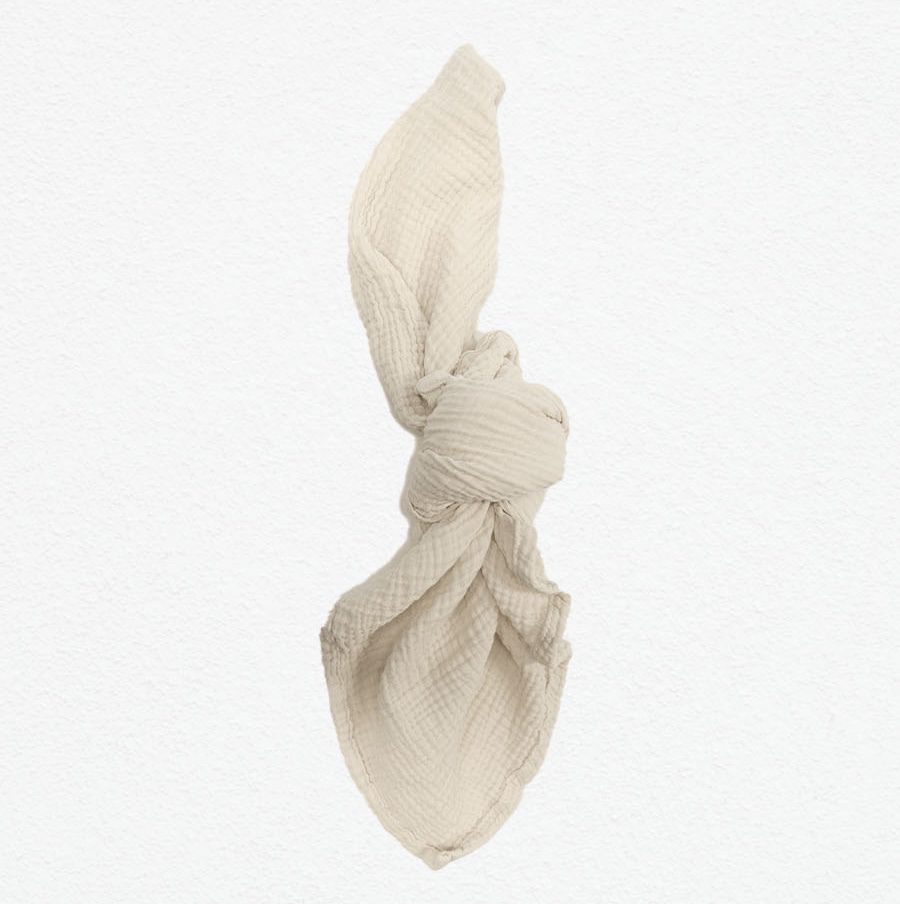 Baumwollserviette Almond Milk Waffle