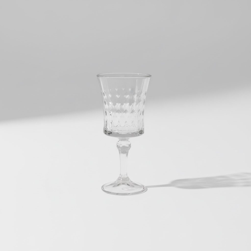 Kristallglas-Serie: Weißweinglas 19 cl H 18cm