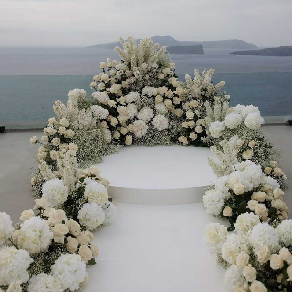 Podest ⌀ 300cm weiß