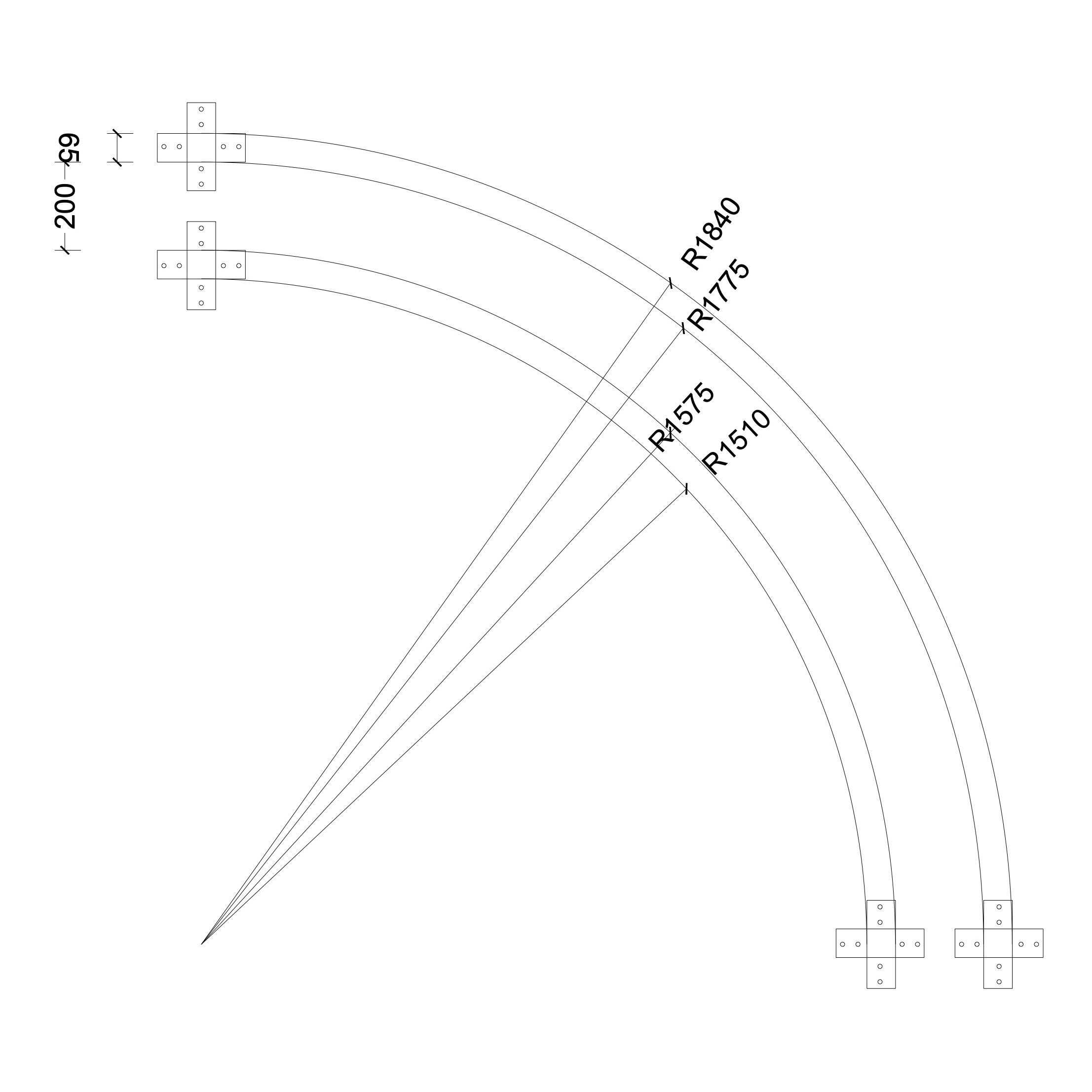 The Gestell weiß: 90° Erweiterung inkl. Rahmen