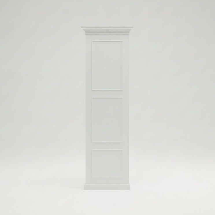 The Gestell weiß: Außensäule 100x300cm