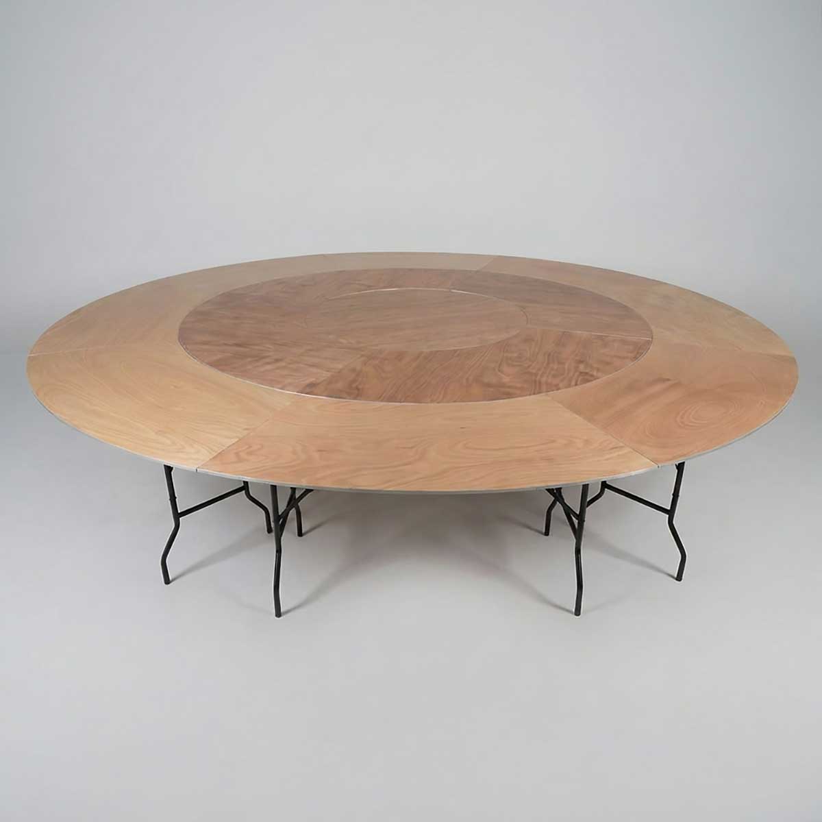 Banketttisch-Ensamble rund 600cm für 24-30 Personen geschlossen