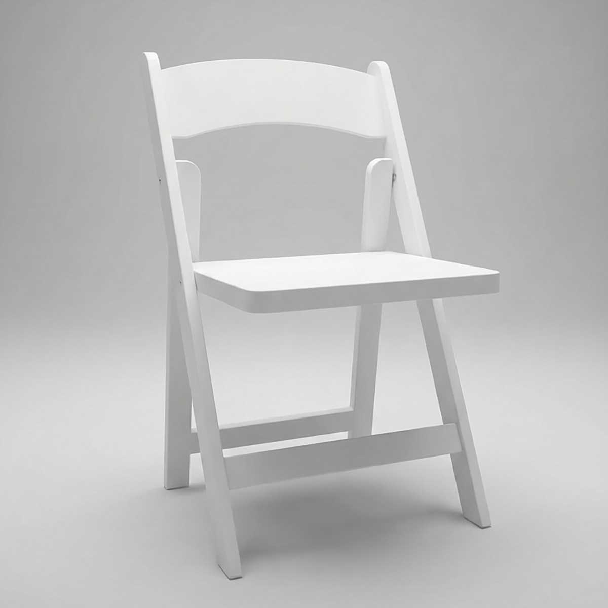 Klappstuhl Holz weiß (NEU 2026)