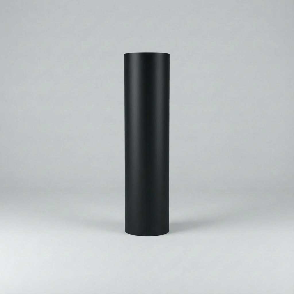 Säule rund schwarz 150cm