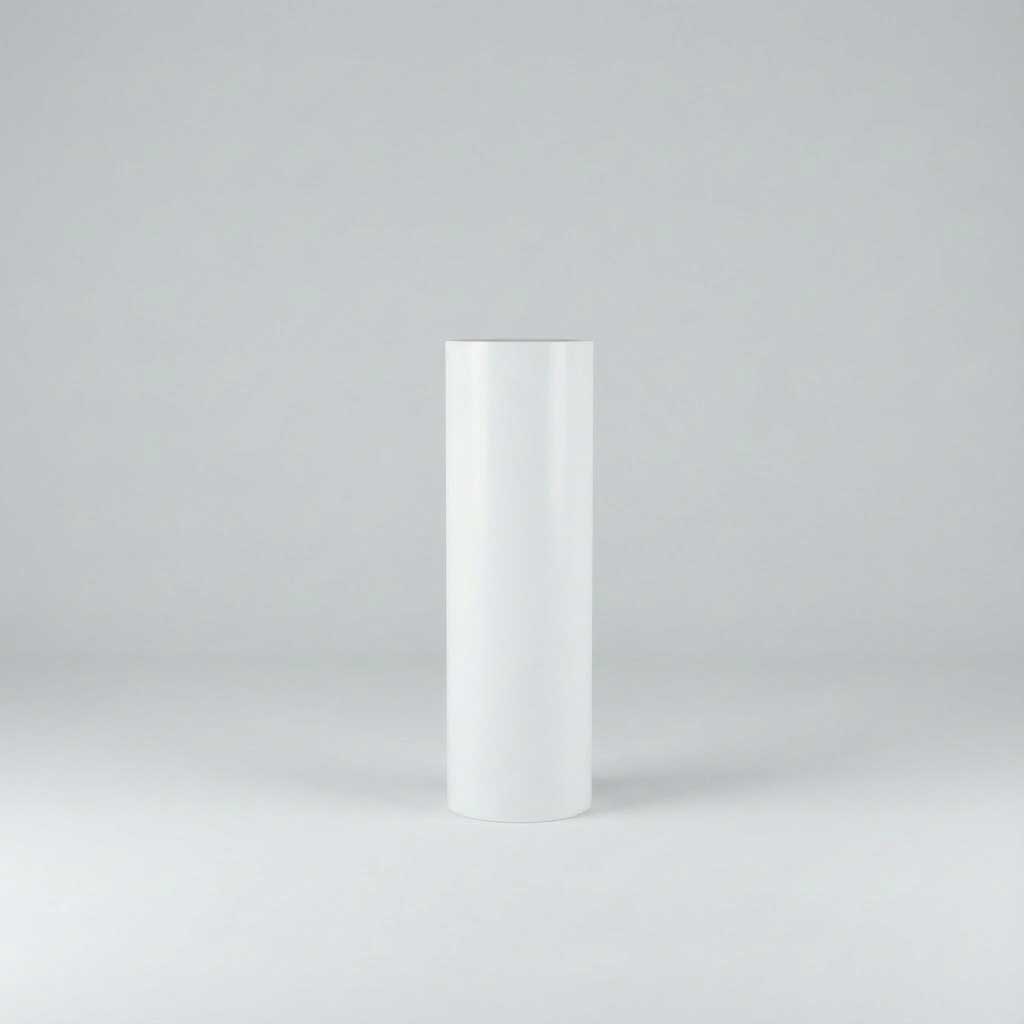 Säule rund weiß 120cm