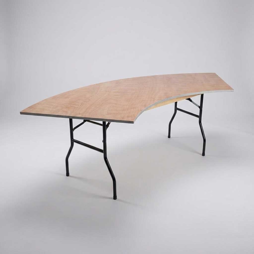 Banketttisch / Wellentisch: 30° Winkel