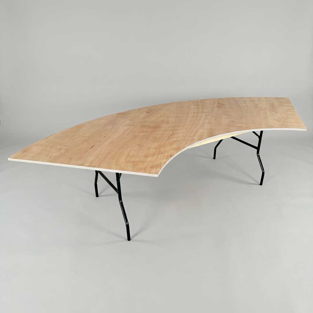 Banketttisch / Wellentisch: 90° Winkel