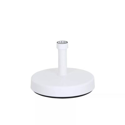 Umbrella stand can be filled with sand in white