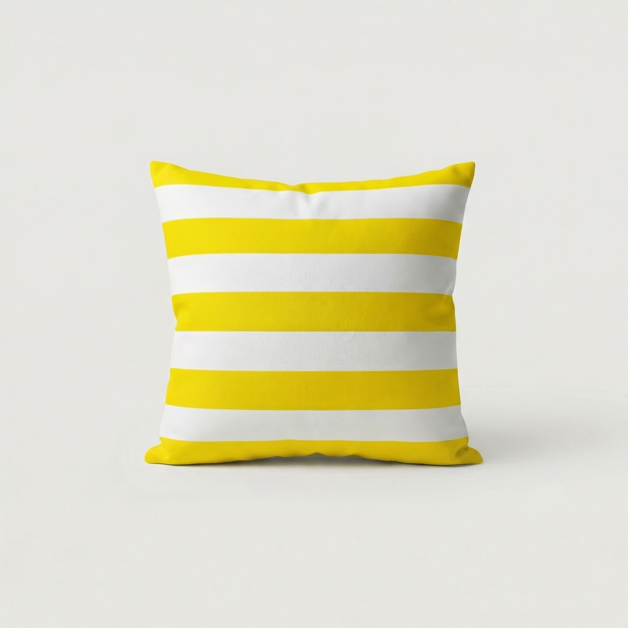 Kissenbezug stripes gelb-weiß-gestreift 45x45cm