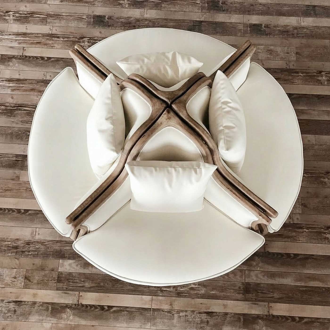 Louis Collection: Rondell “Anni” washed look 110 x 80 x 90 cm