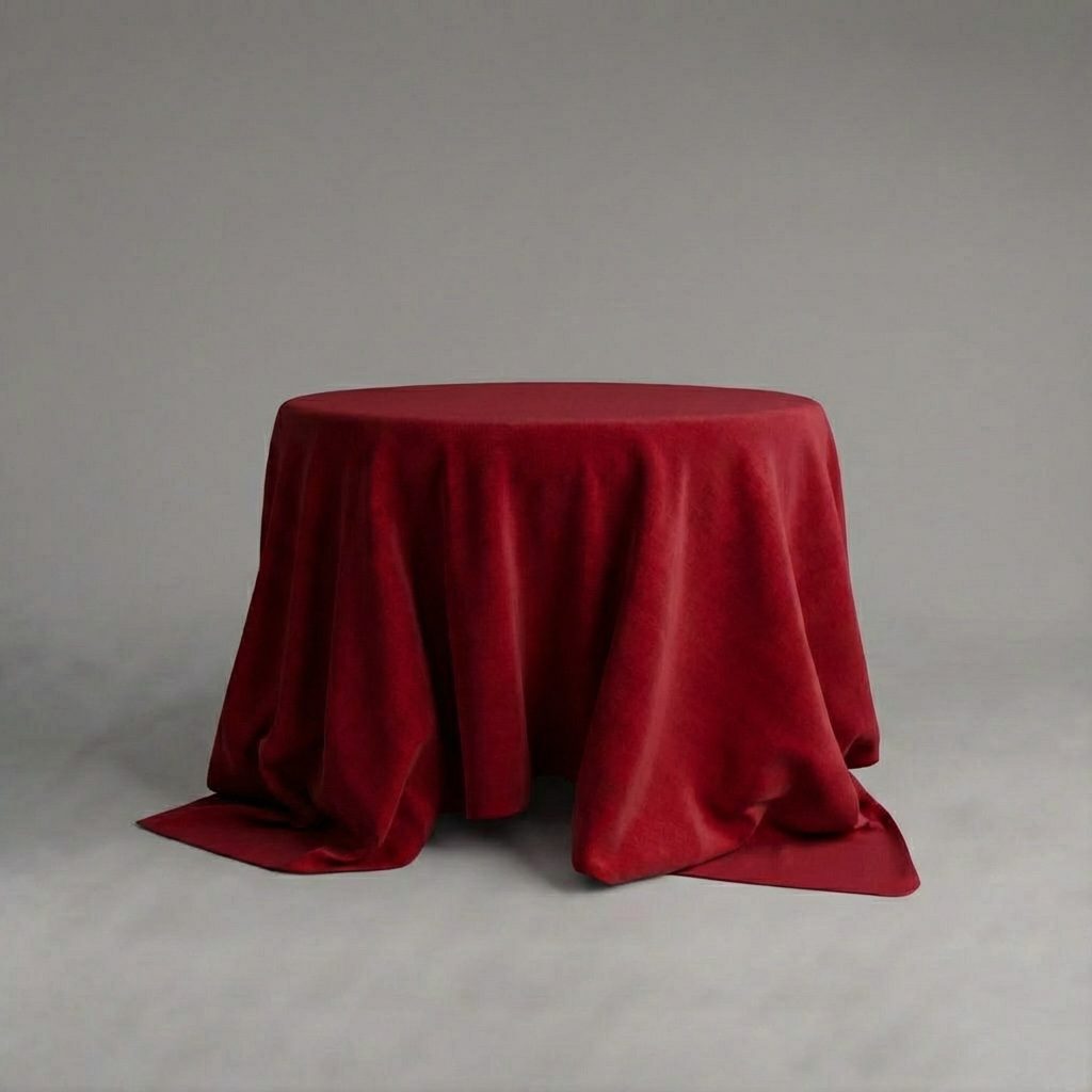 Runde Tischdecke rouge | ⌀ 330 cm