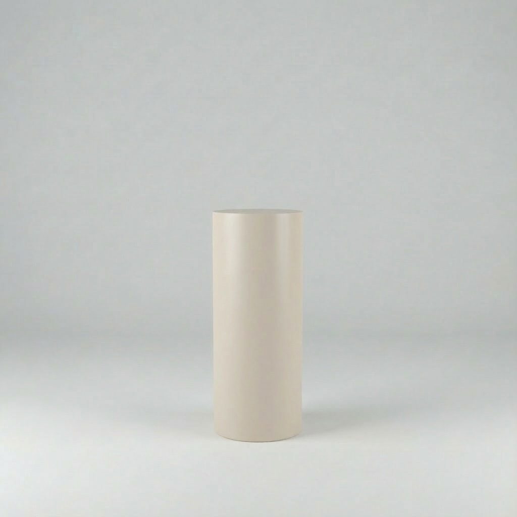 Säule rund macchiato beige 100cm