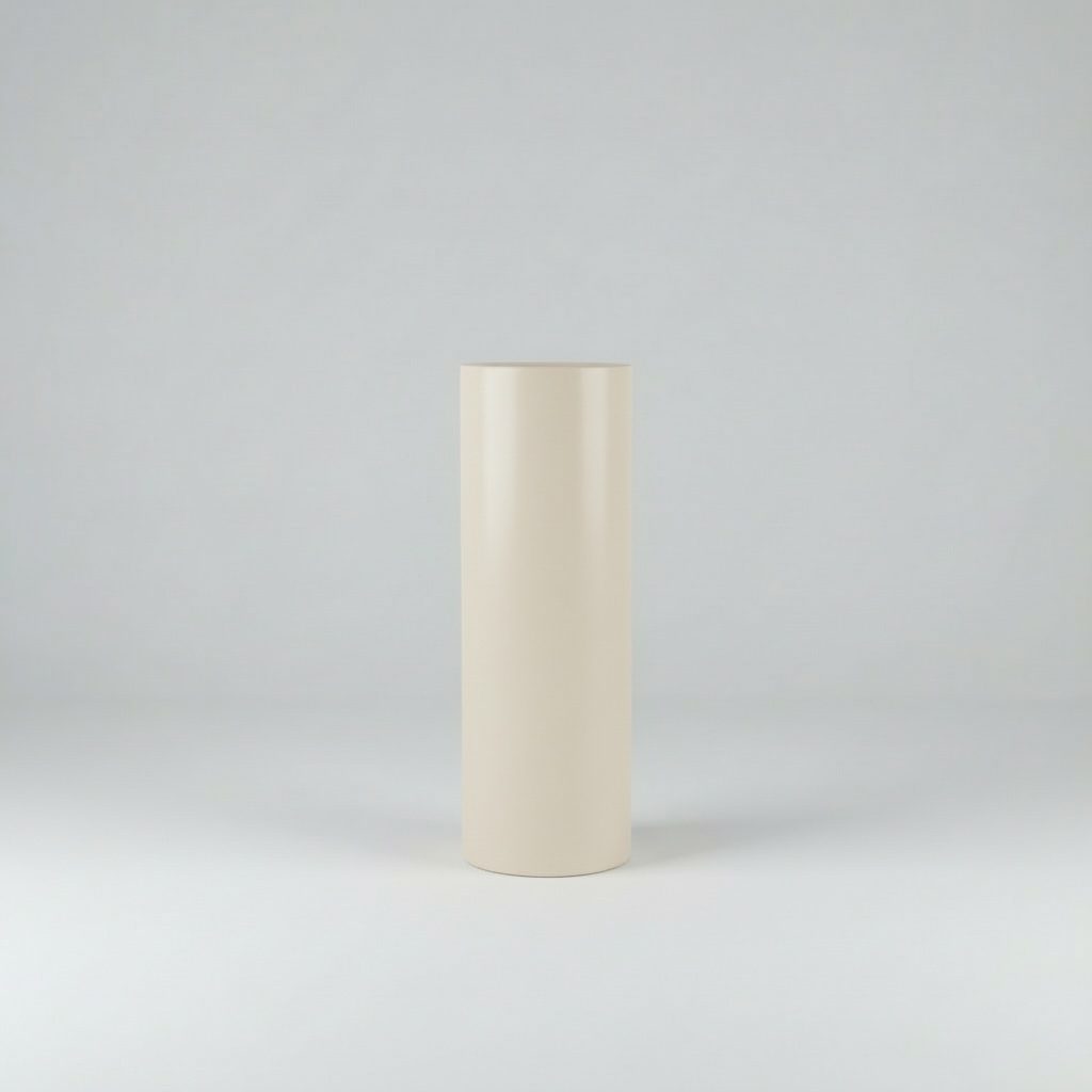 Säule rund macchiato beige 120cm