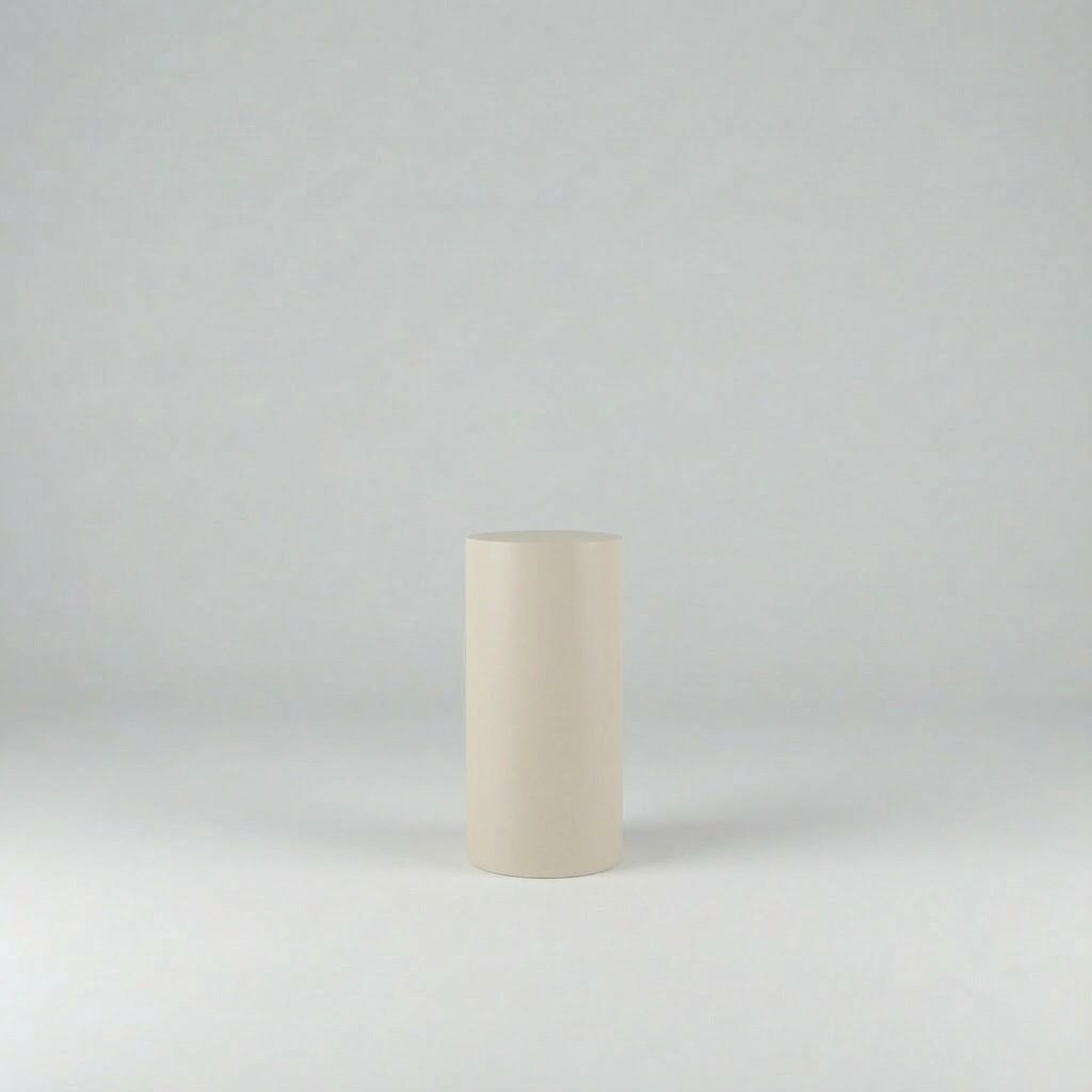 Säule rund macchiato beige 80cm