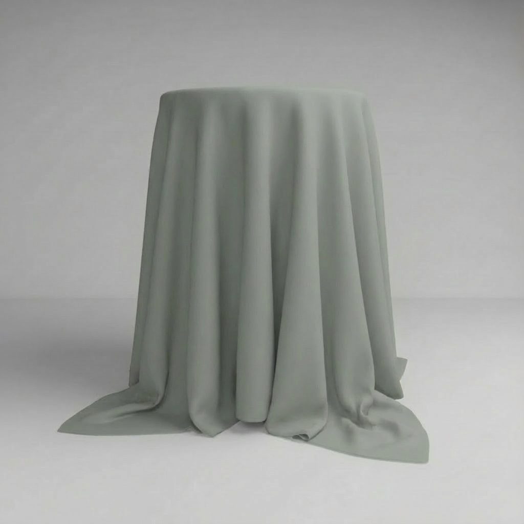 Runde Cocktailtischdecke in Desert Sage für Stehtische | ⌀ 330 cm