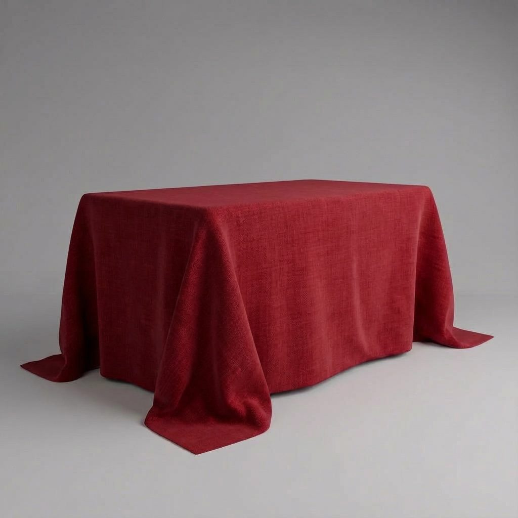 Rechteckige Tischdecke rouge 410x250cm