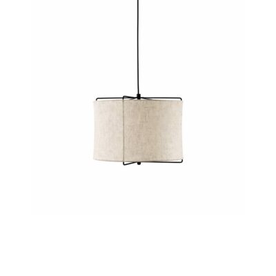 1-flame lampshade / pendant lamp macchiato beige ⌀ 40cm