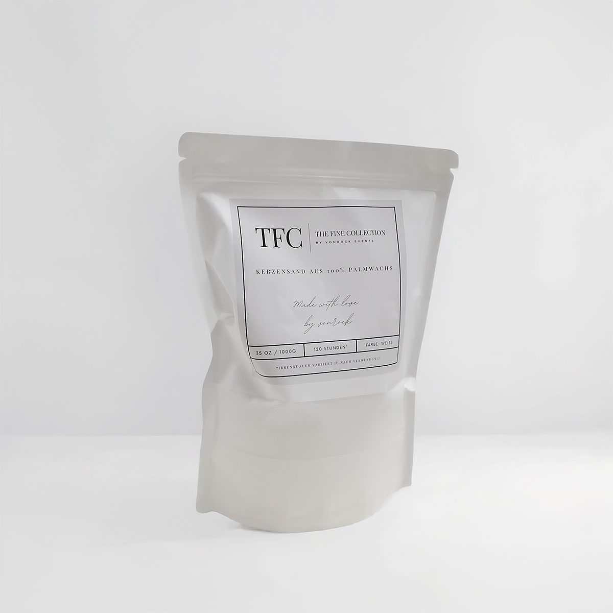 Sandwachs: 1KG Beutel inkl. 5 Dochte