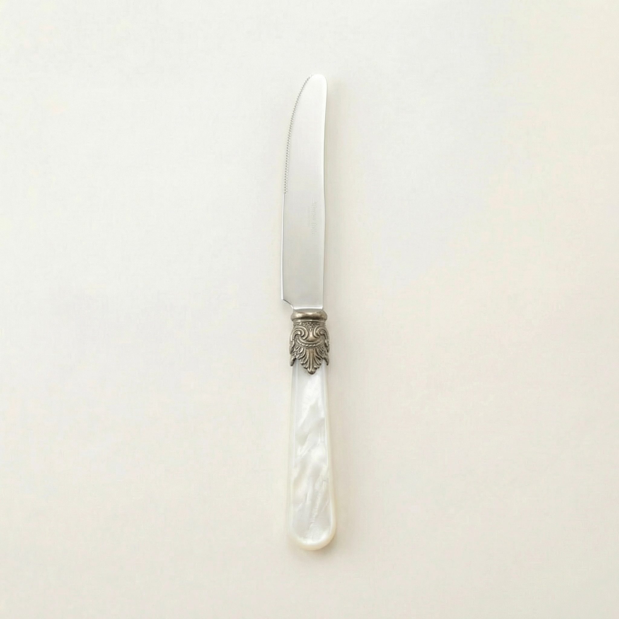 White Pearl Elfenbein Besteck | Speisemesser