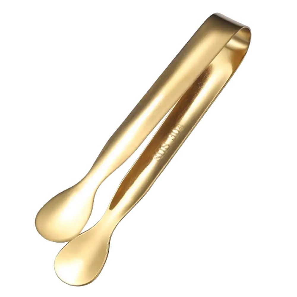 Servierzange gold 12cm für Candybar / Büfett